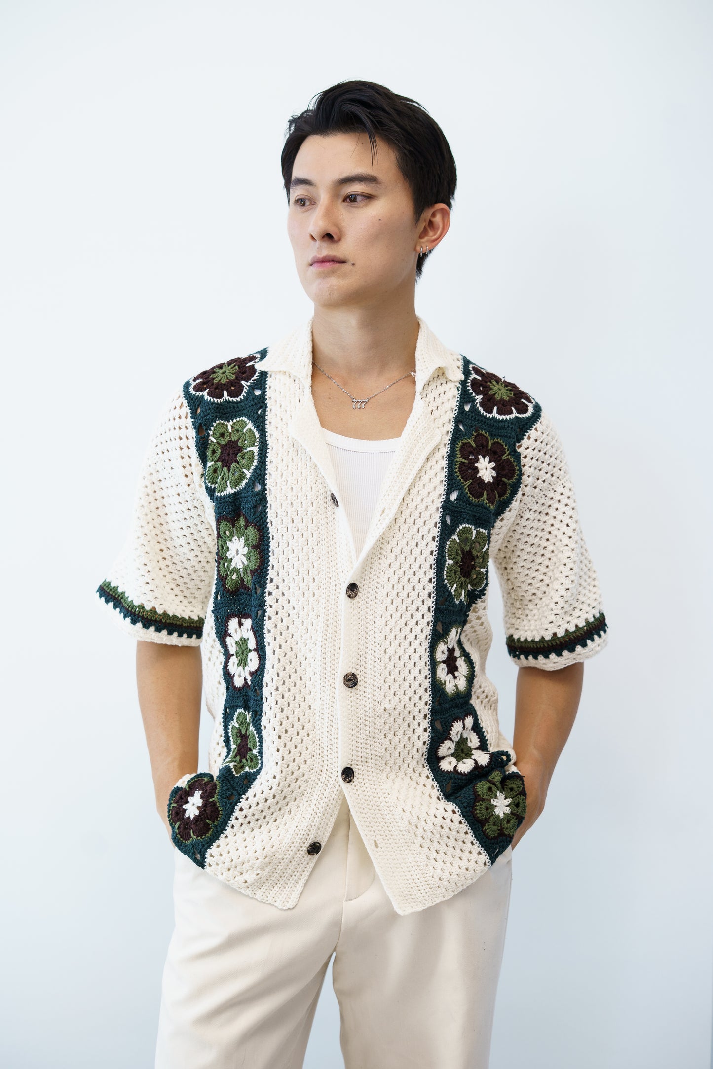 The Riviera Shirt - Crochet Pattern (Digital PDF)