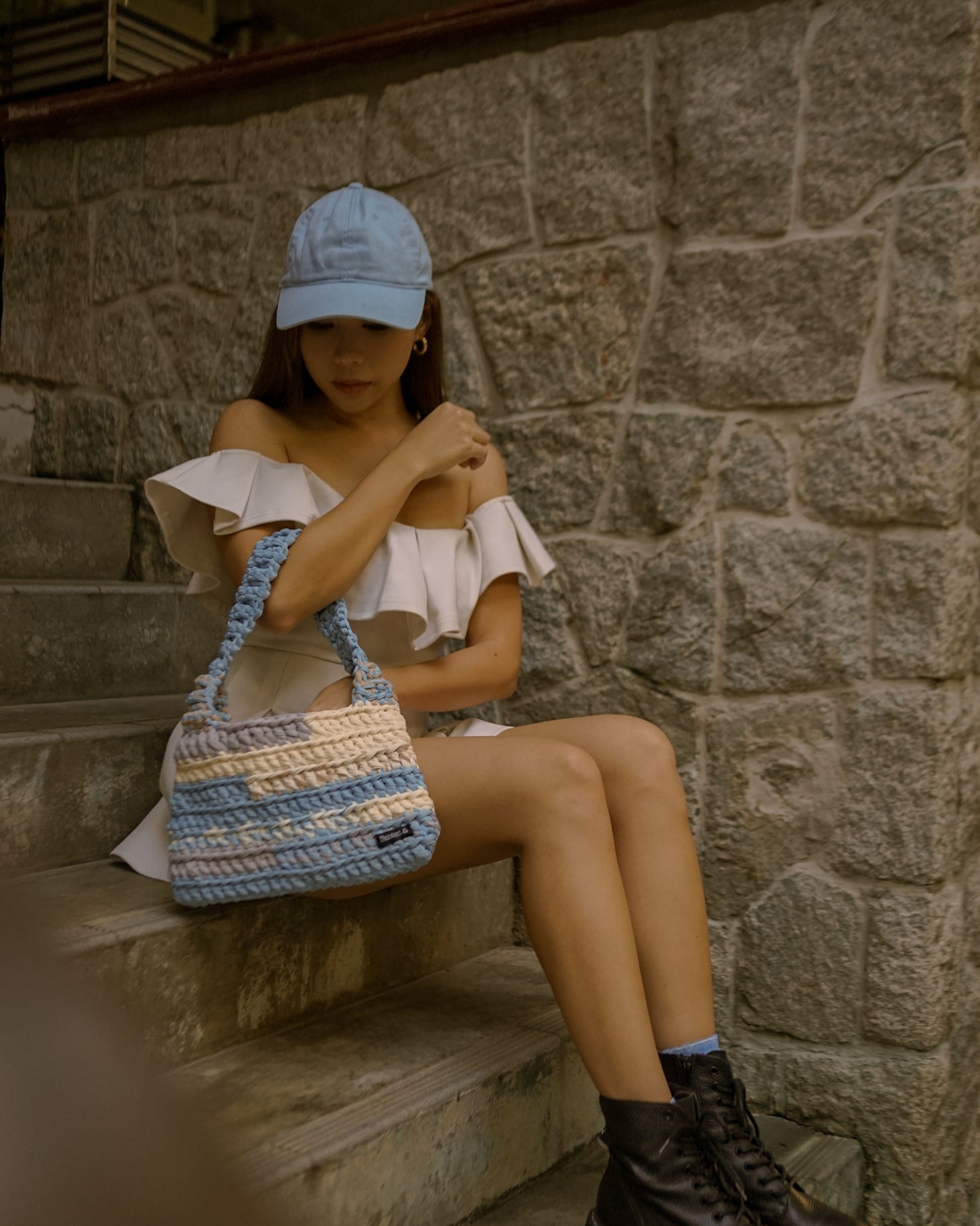 In My New Era Crochet Shoulder Bag