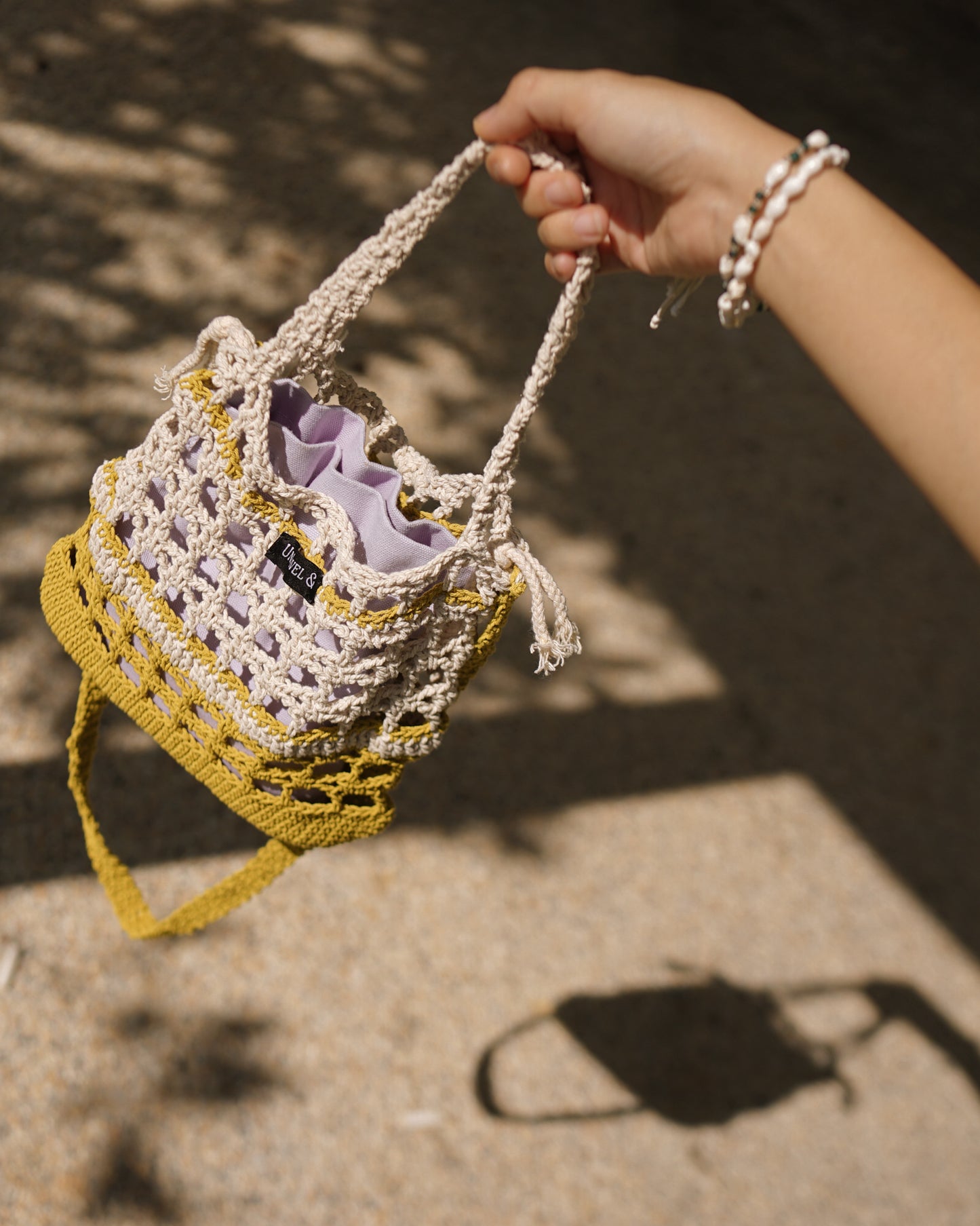 Summer In Taihiti Crochet Crossbody Bag