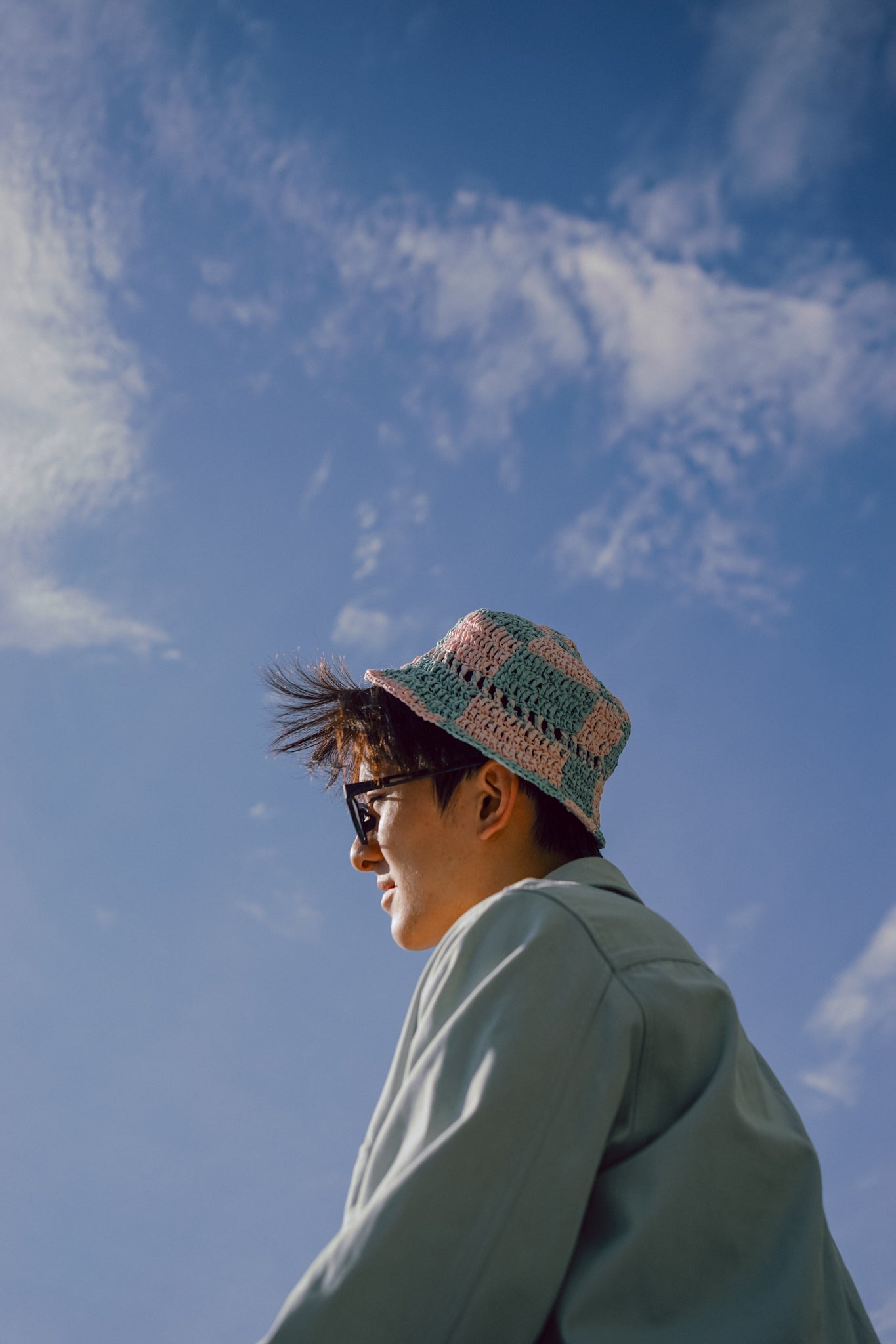Azalea Field - Crochet Bucket Hat