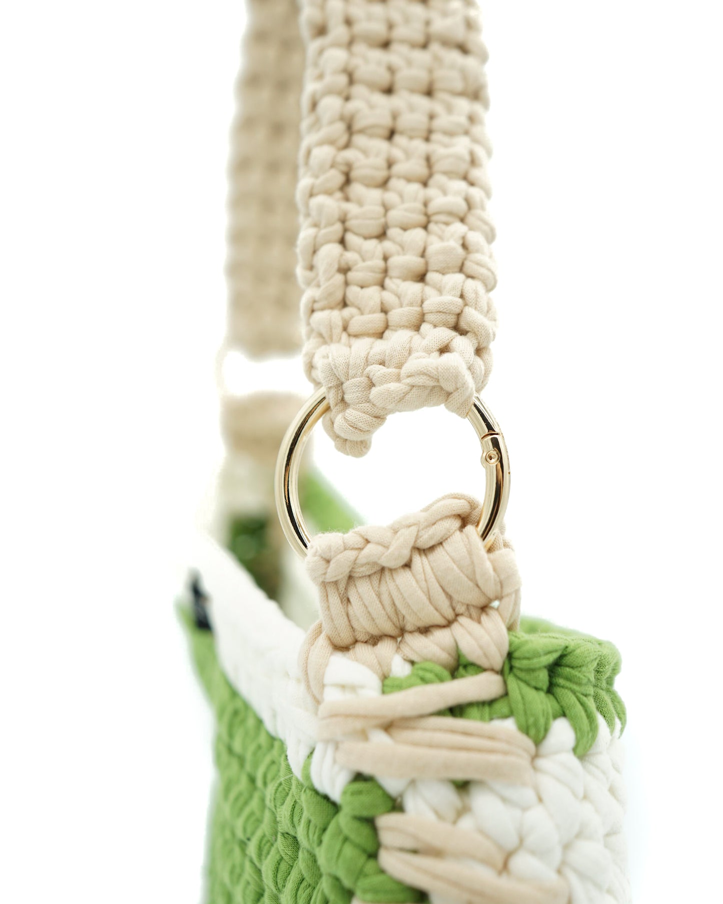 Matcha Frappe Crochet Shoulder Bag