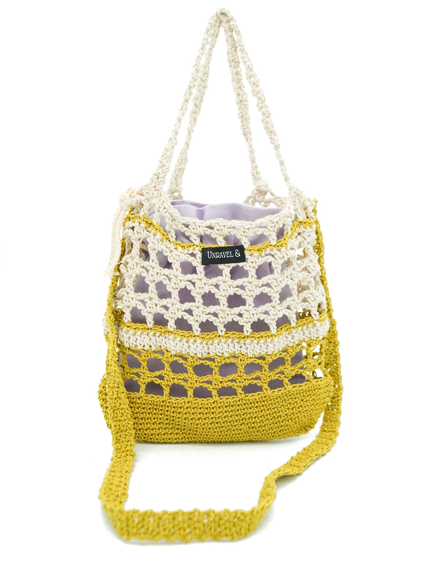 Summer In Taihiti Crochet Crossbody Bag
