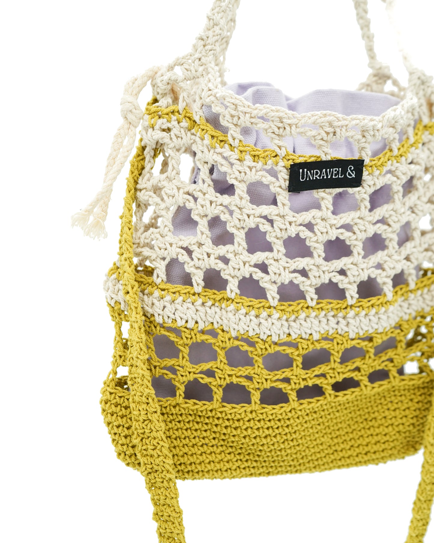 Summer In Taihiti Crochet Crossbody Bag