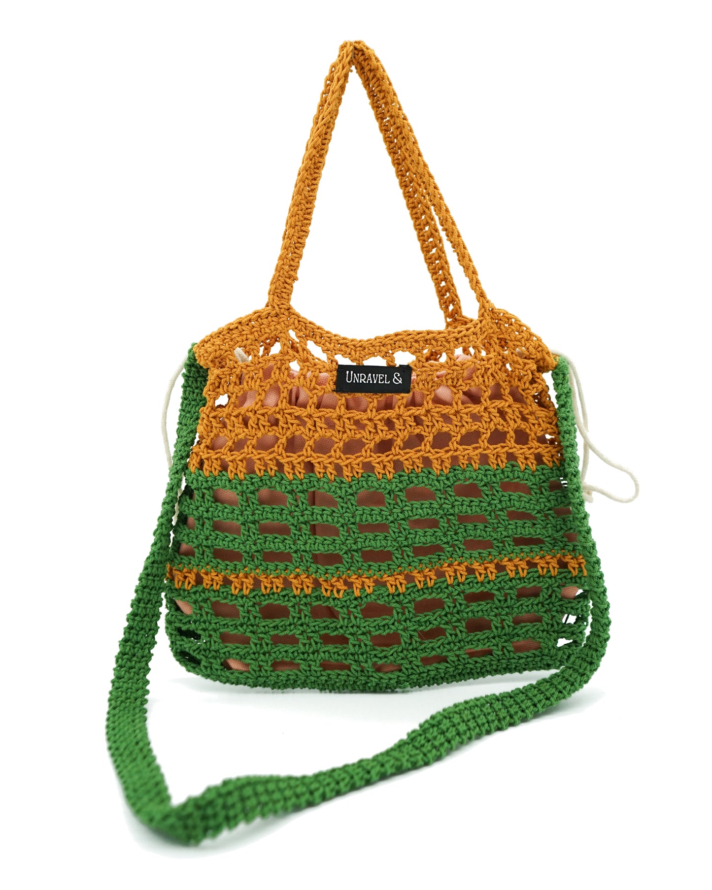 Amazonian Sunset Crochet Bag