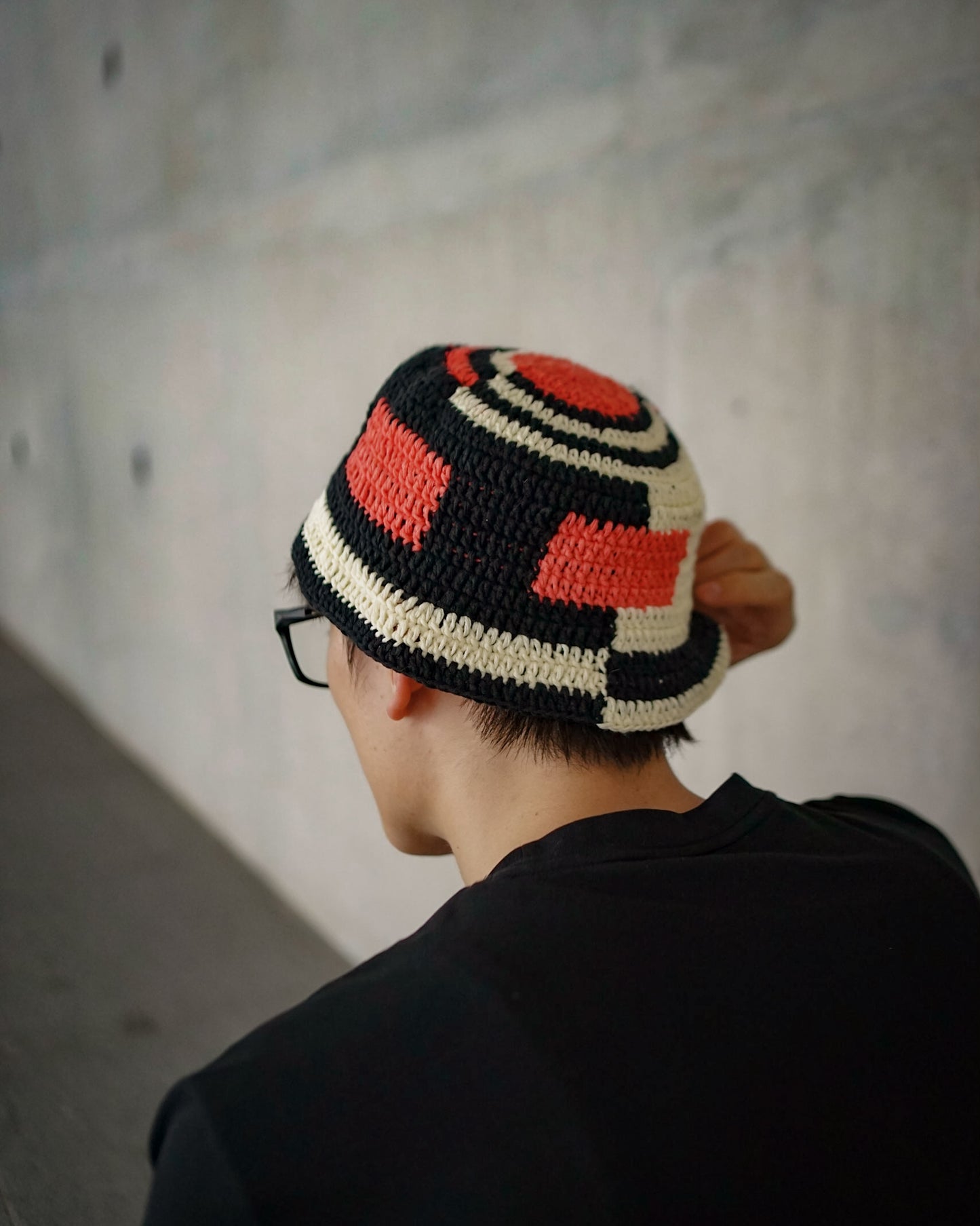 Blinky Crochet Bucket Hat