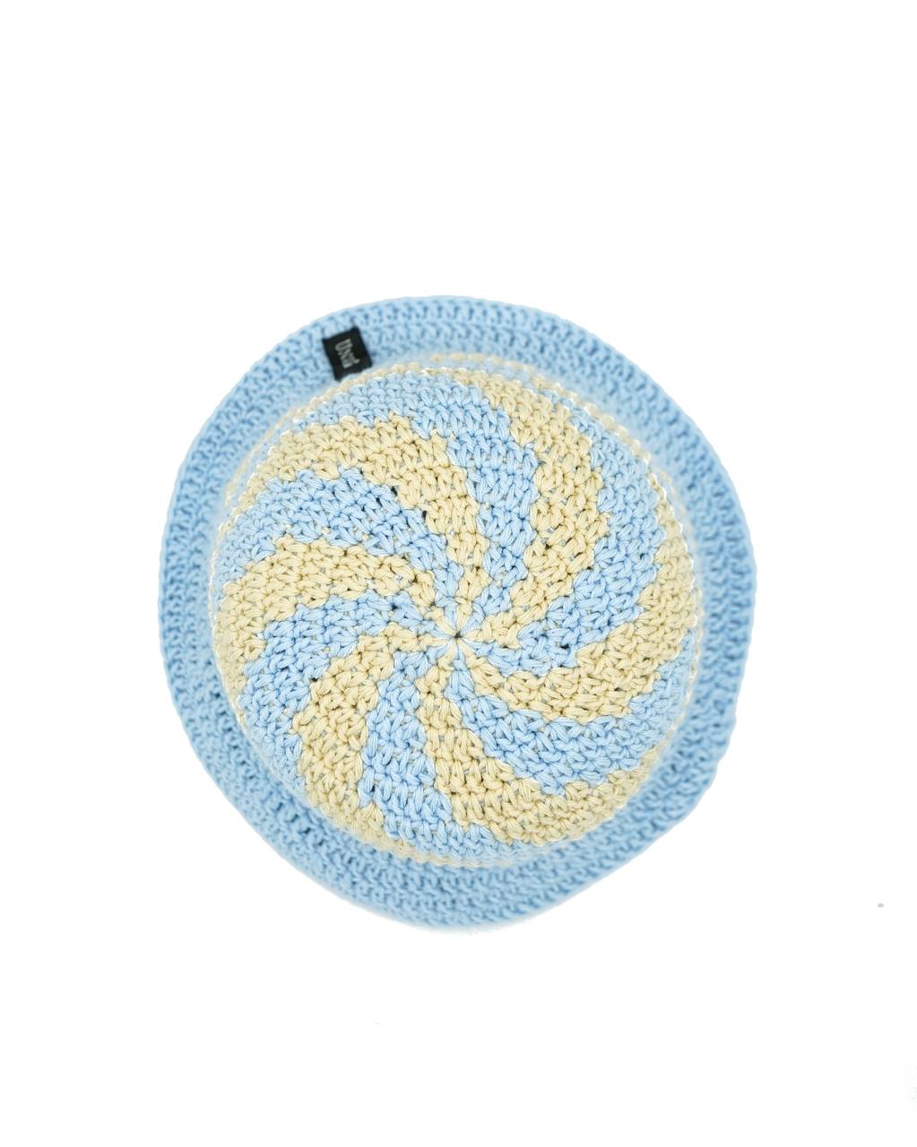 Blueberry Swirl Crochet Bucket Hat