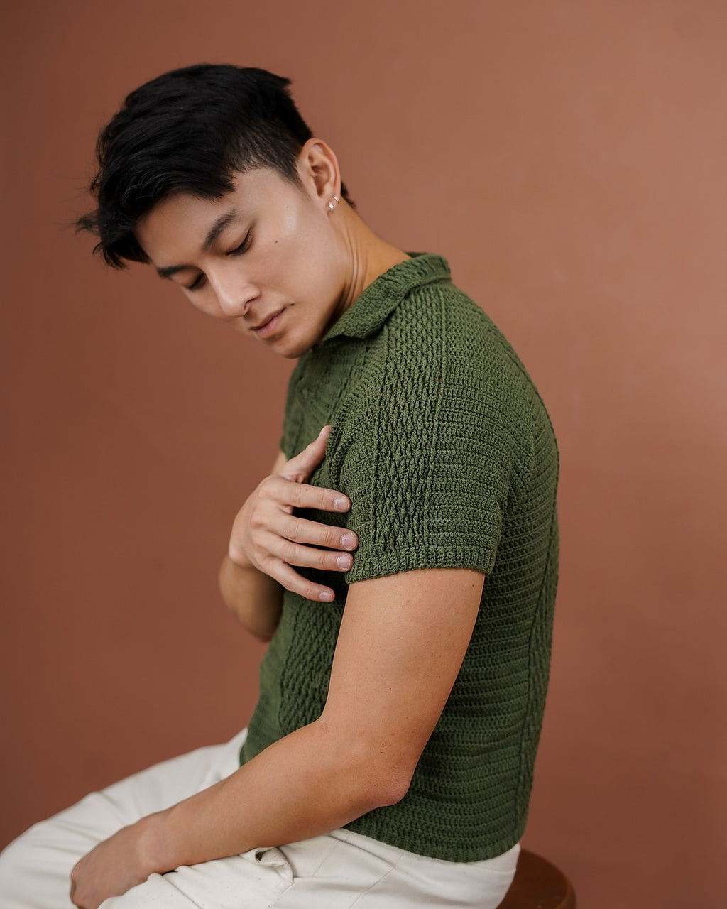 Alpine Polo Crochet Shirt [PDF PATTERN]