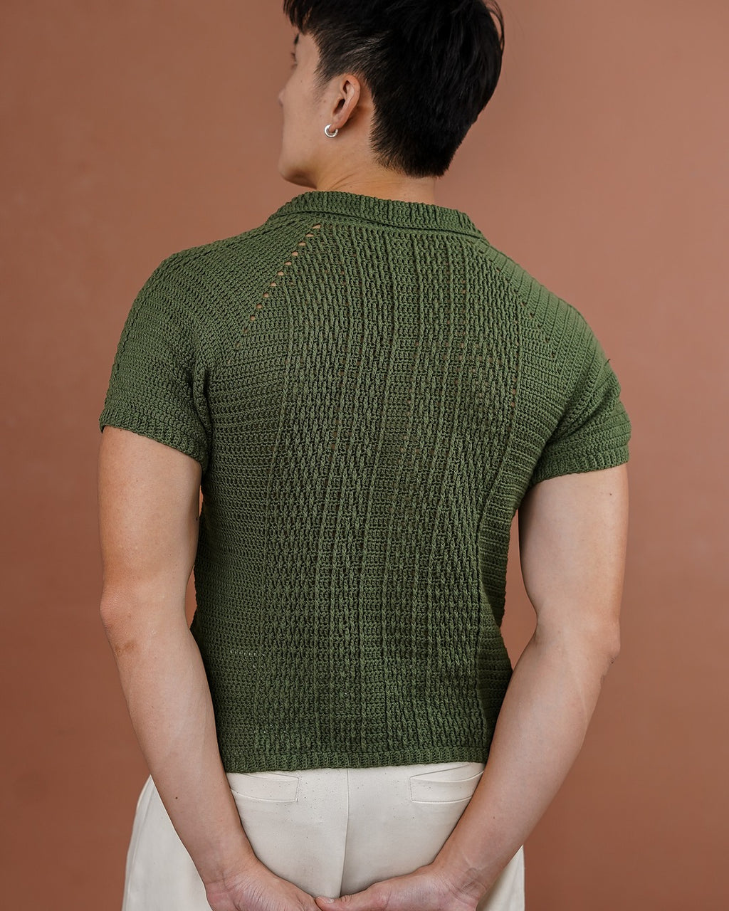 Alpine Polo Crochet Shirt [PDF PATTERN]