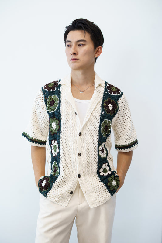 The Riviera Shirt - Crochet Pattern (Digital PDF)