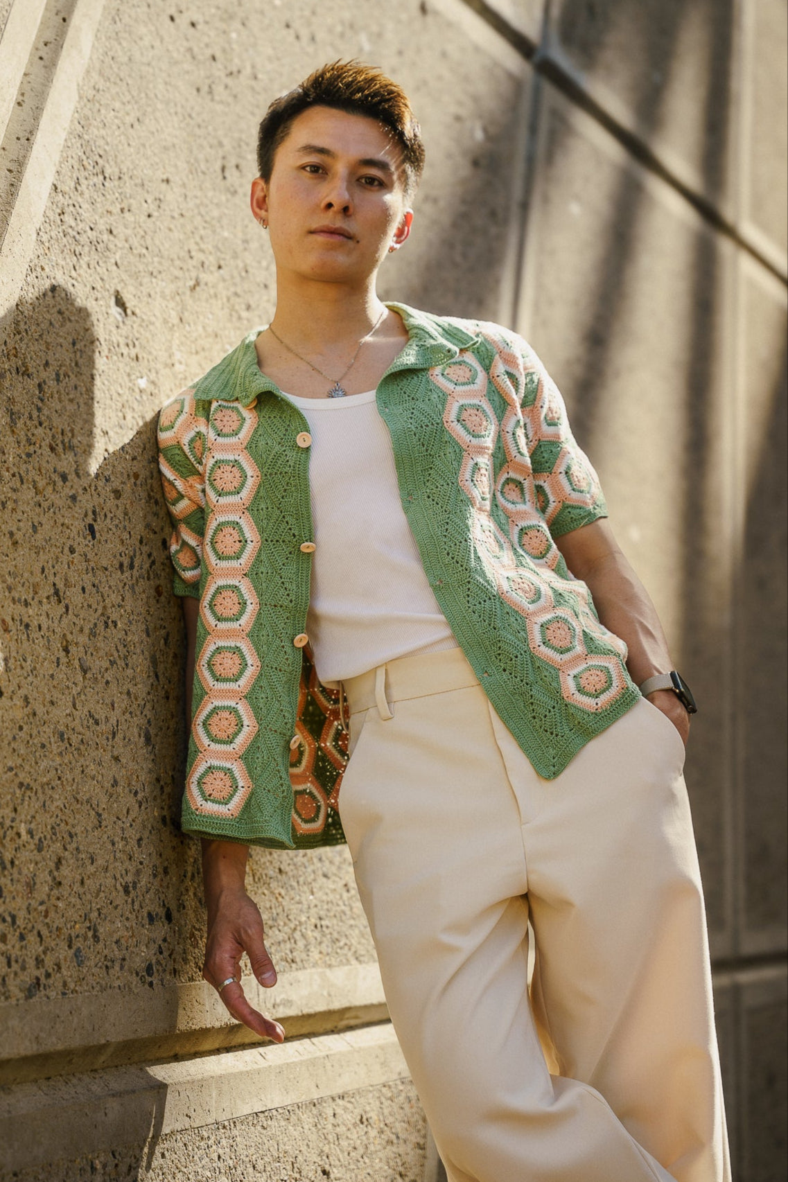 Moroccan Summer Crochet Shirt [PDF Pattern]