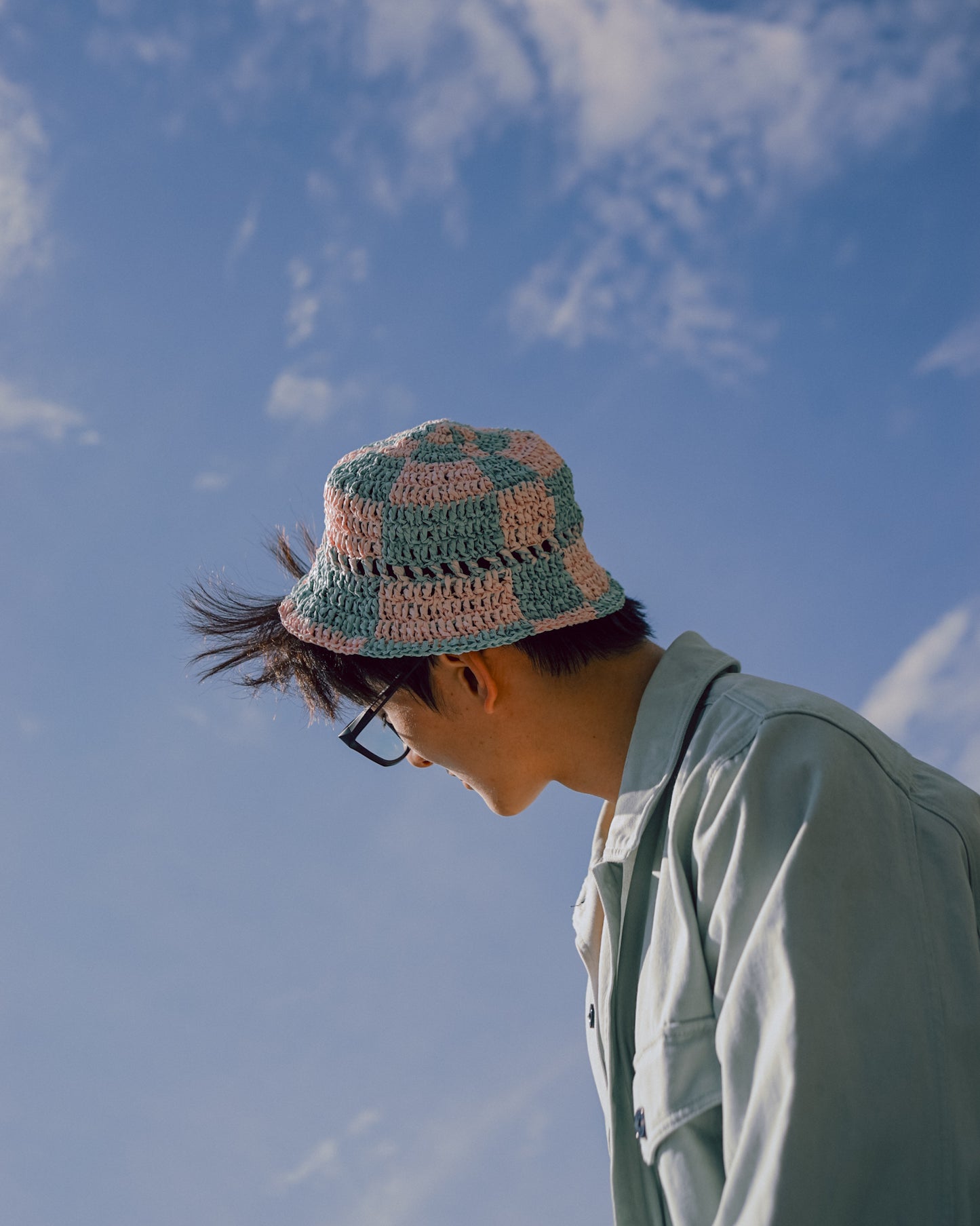 Azalea Field - Crochet Bucket Hat