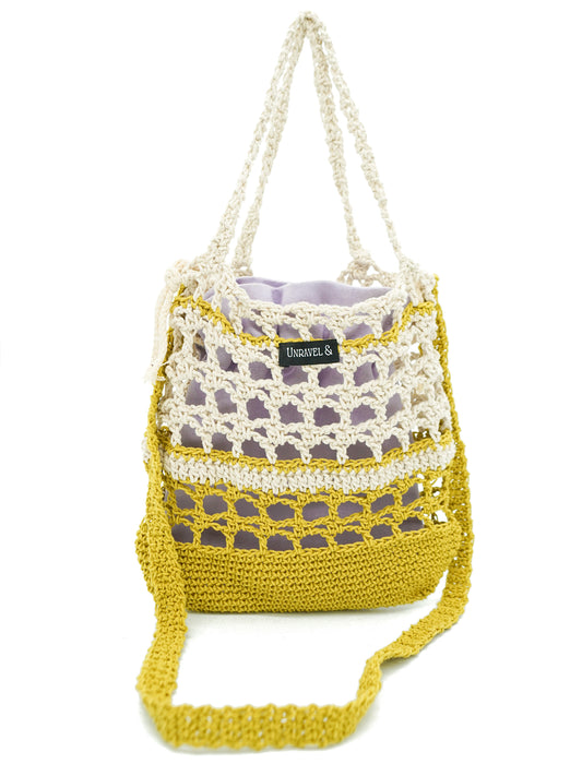 Summer In Taihiti Crochet Crossbody Bag