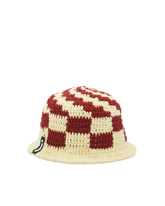 Raspberry Swirl Crochet Bucket Hat