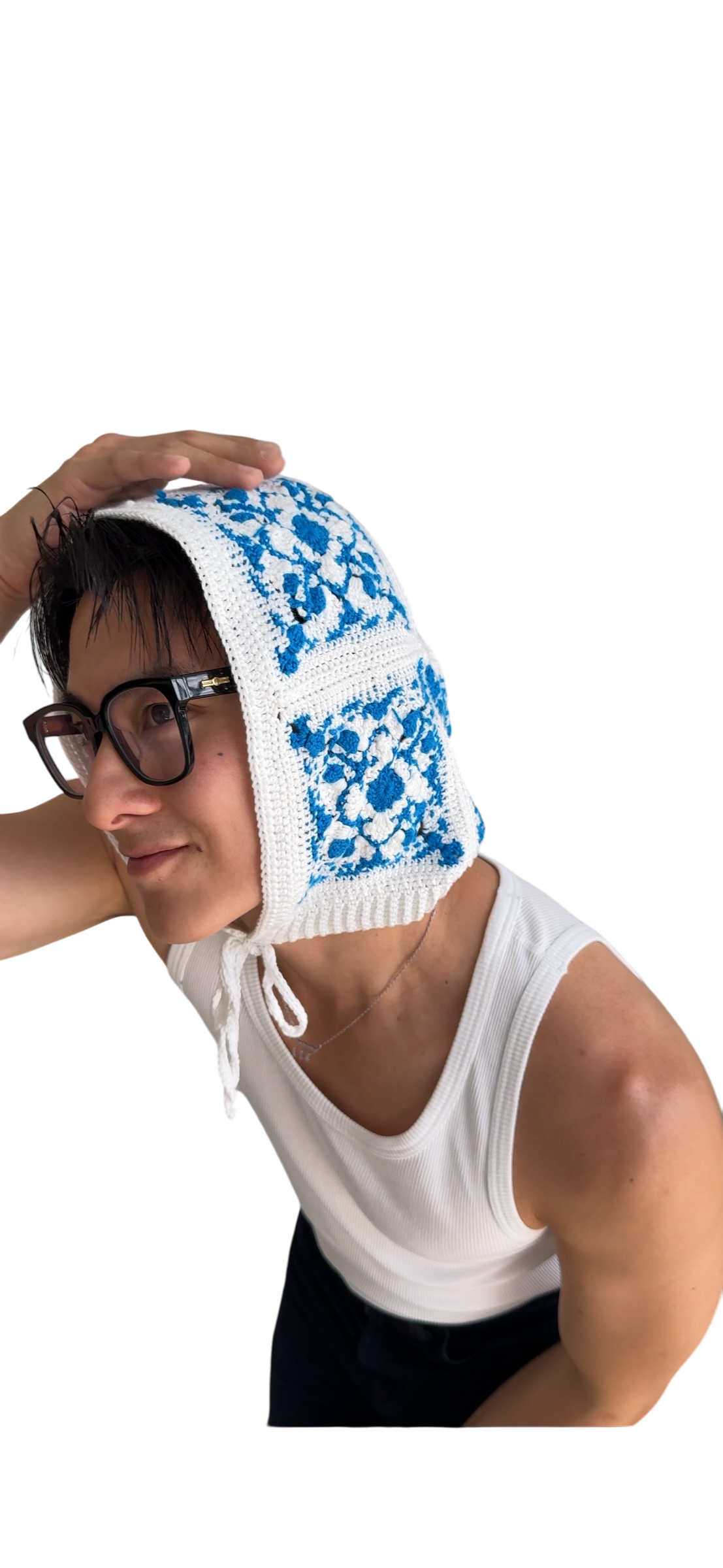 Qīng Huā Crochet Bonnet [Pattern]